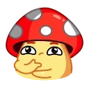 Amanita Mushroom  emoji 🤔