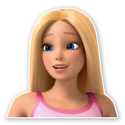 Telegram Sticker «Barbie» 😄