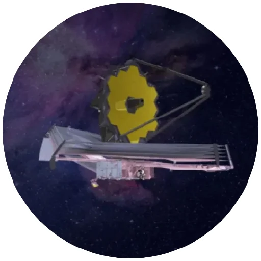 Стікер Telegram «Телескоп Джонс Уэбб» 👉
