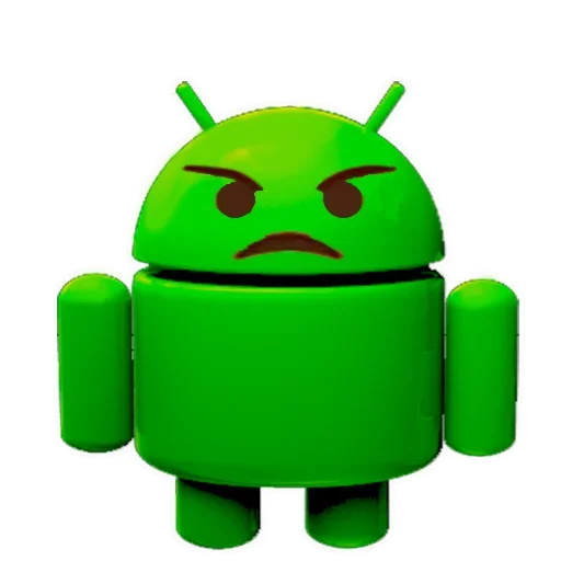 Telegram stiker «Android Funny» 😠