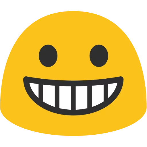 Android N Emojis sticker 😁