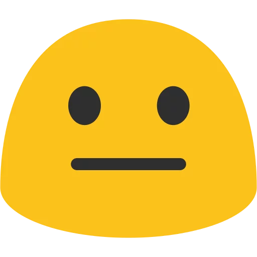 Стикер Android N Emojis 😐
