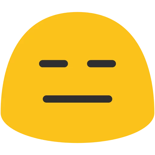 Android N Emojis stiker 😑