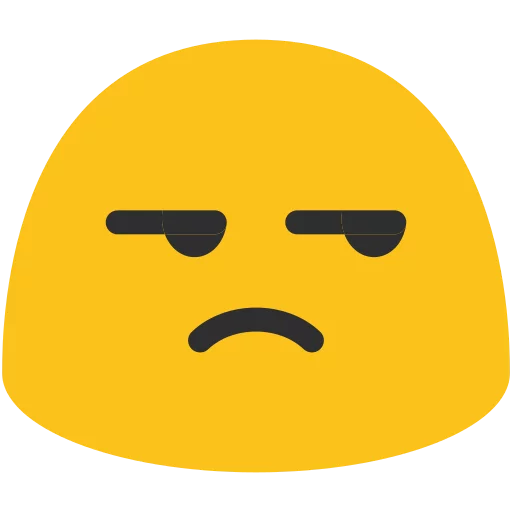 Android N Emojis stiker 😒
