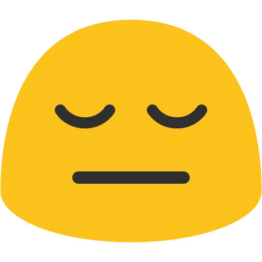 Android N Emojis stiker 😌
