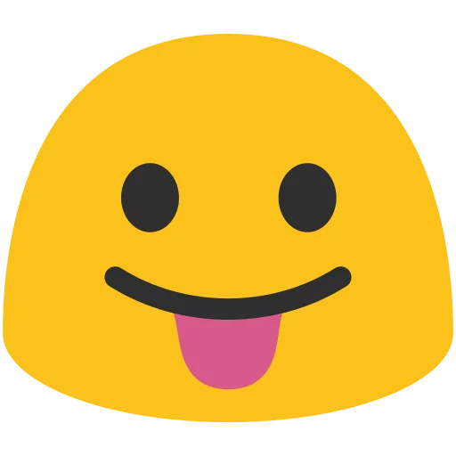 Android N Emojis sticker 😛