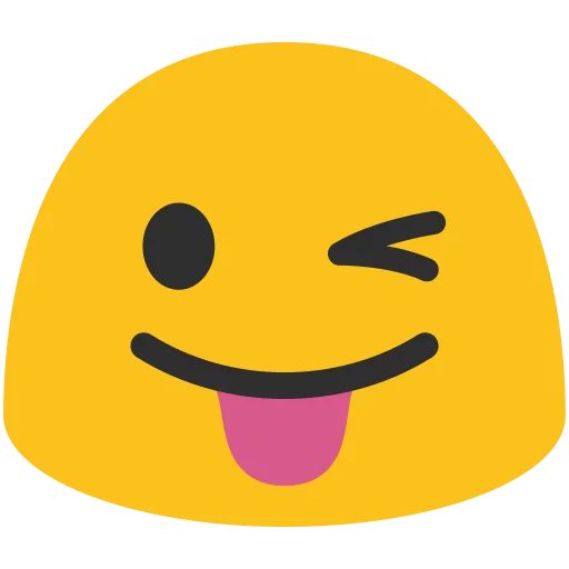 Android N Emojis stiker 😜