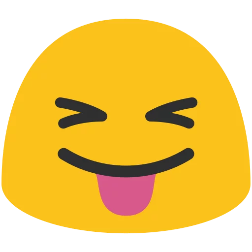 Android N Emojis stiker 😝