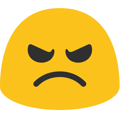 Telegram stiker «Android N Emojis» 😠