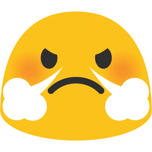 Telegram stiker «Android N Emojis» 😤