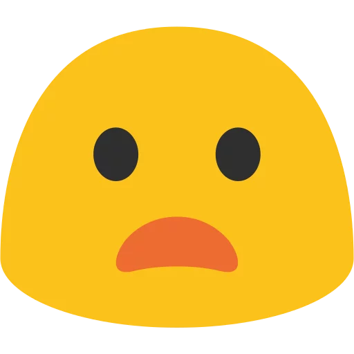 Стікер Telegram «Android N Emojis» 😦