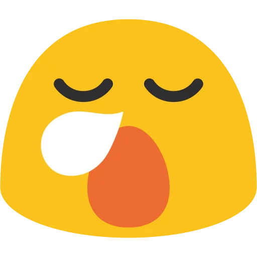 Стікер Telegram «Android N Emojis» 😪