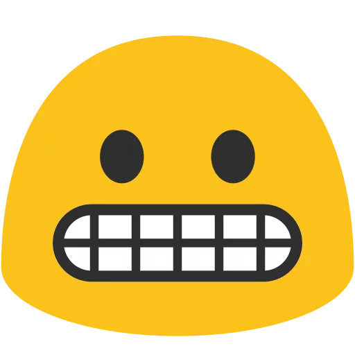 Стикер Android N Emojis 😬