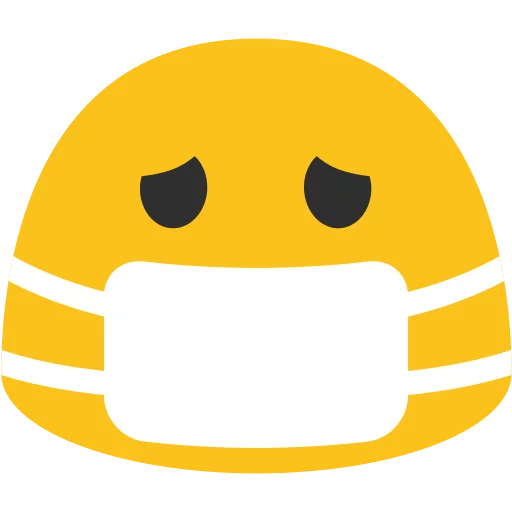 Android N Emojis stiker 😷