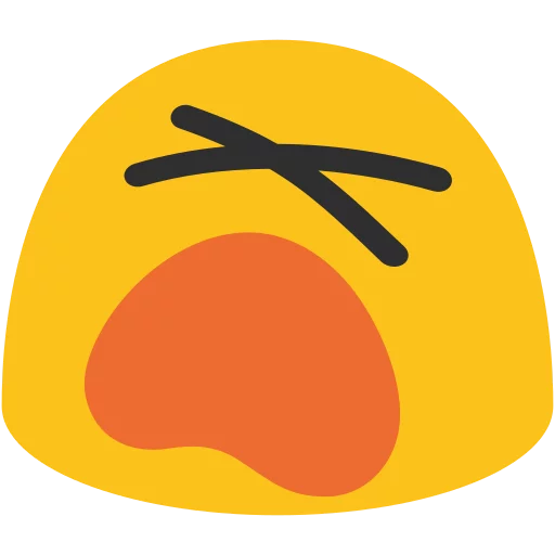 Android N Emojis sticker 😵