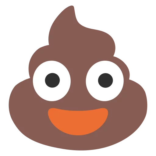 Стикер Telegram «Android N Emojis» 💩