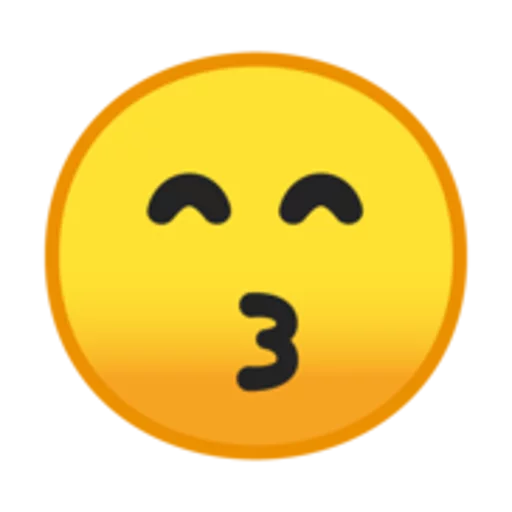 Android Emoji stiker 😙