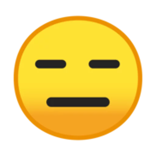 Стикер Android Emoji 😑