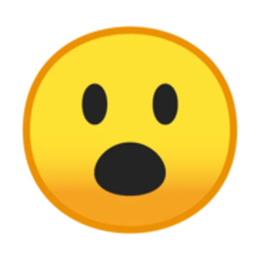 Стикер Android Emoji 😮