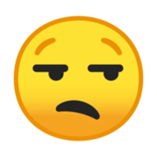 Telegram stiker «Android Emoji» 😒