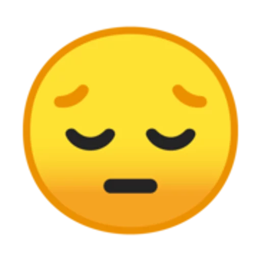Telegram stiker «Android Emoji» 😔