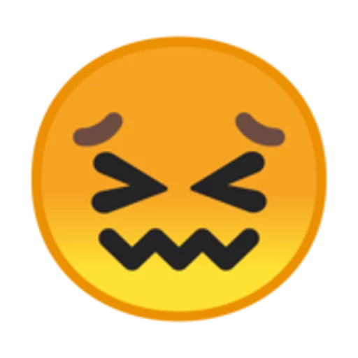 Стикер Android Emoji 😖