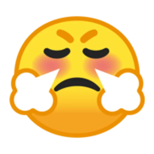 Telegram stiker «Android Emoji» 😤