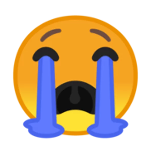 Telegram stiker «Android Emoji» 😭