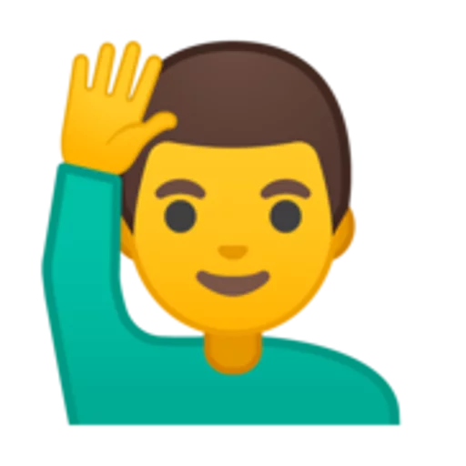 Telegram stiker «Android Emoji» 🙋