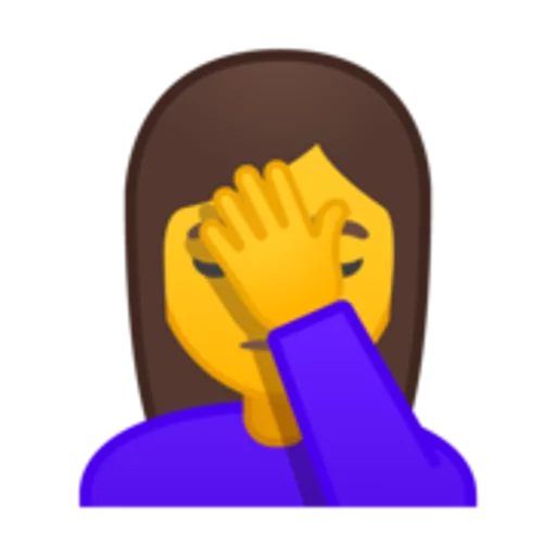 Стикер Android Emoji 🤦