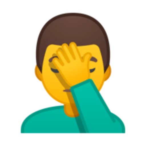 Android Emoji sticker 🤦
