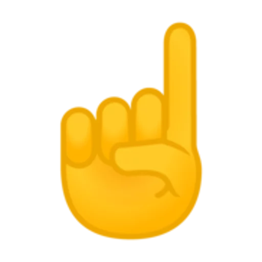 Telegram stiker «Android Emoji» ☝