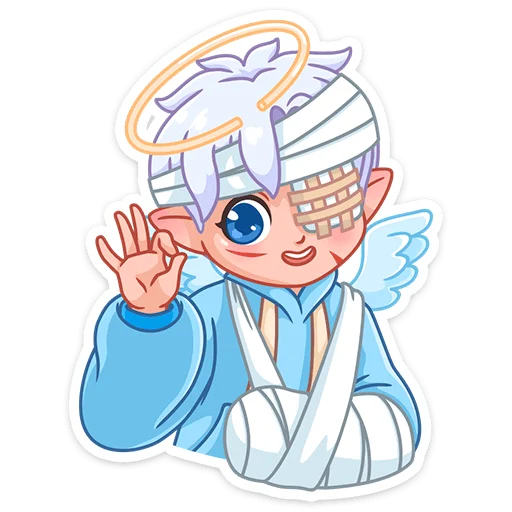 Telegram Sticker «Ангел-кун» 😉