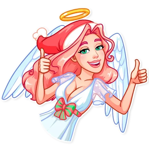 Эмодзи Christmas Angel 👍