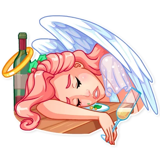 Christmas Angel emoji 🥂