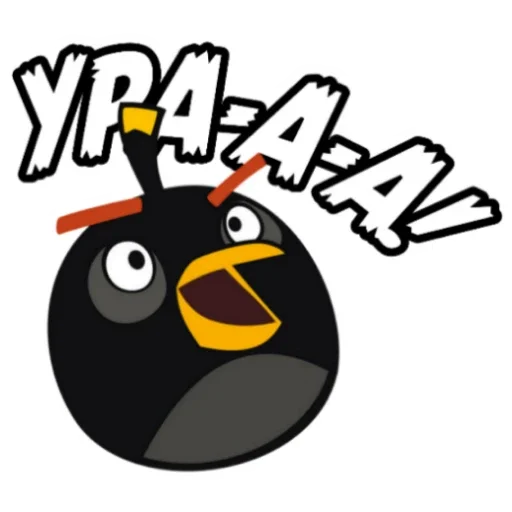 Эмодзи Angry Birds in Russia 🤩