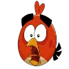 Telegram emoji «Angry birds for» 😮