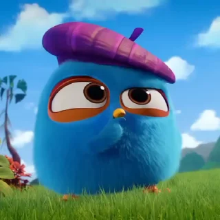 Эмодзи Angry birds  🐣