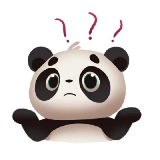 Telegram stiker «Панда» 🤷‍♀️