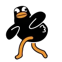 Black Duck emoji 🕺