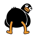 Telegram emoji Black Duck