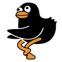 Black Duck emoji 🕺