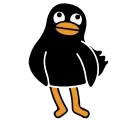 Эмодзи Black Duck 🕺