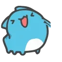 Animated Blue Cat emoji 🤨