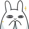 Емодзі телеграм Animated Bunny