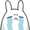 Эмодзи Animated Bunny 😭