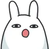 Эмодзи Animated Bunny 😮
