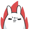 Емодзі Animated Bunny 🔥