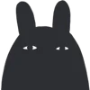 Animated Bunny emoji 😶