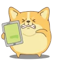 Telegram emoji Corgi